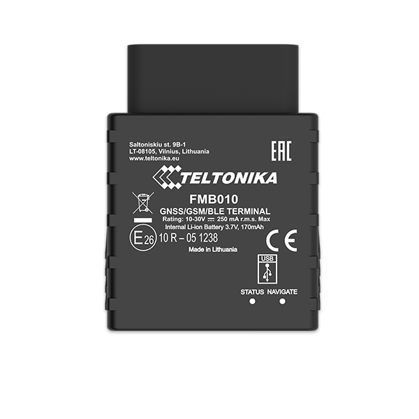 FMB010 - 2G GNSS OBD tracker with Bluetooth