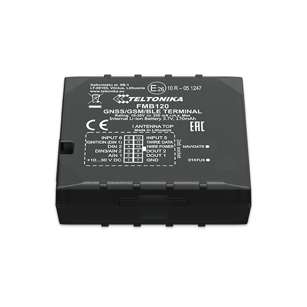 FMB120 - 2G GNSS tracker with internal battery