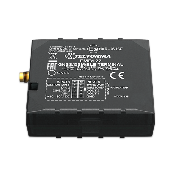 FMB122 - 2G tracker with Dual SIM and Antena GNSS