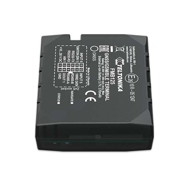 FMB125 - 2G GNSS tracker with RS232/RS485 intefaces