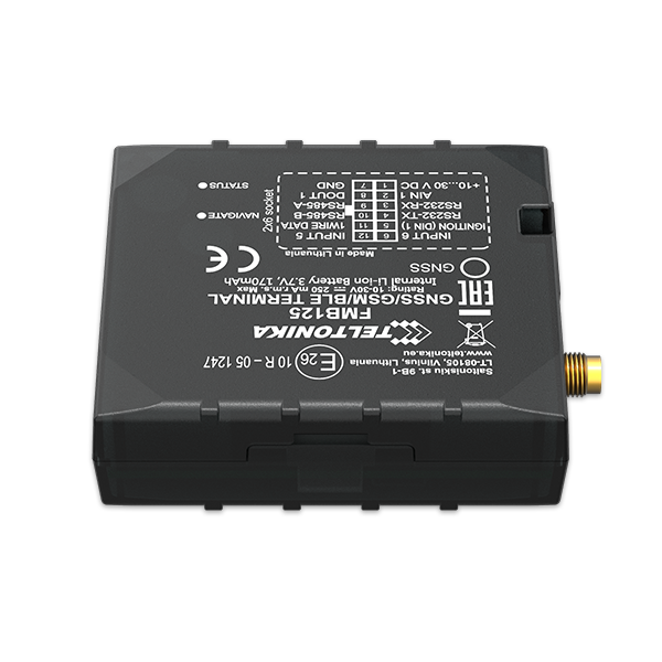 FMB125 - 2G GNSS tracker with RS232/RS485 intefaces