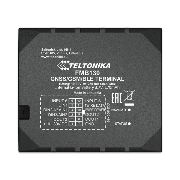 FMB130 - 2G GNSS tracker with flexible inputs