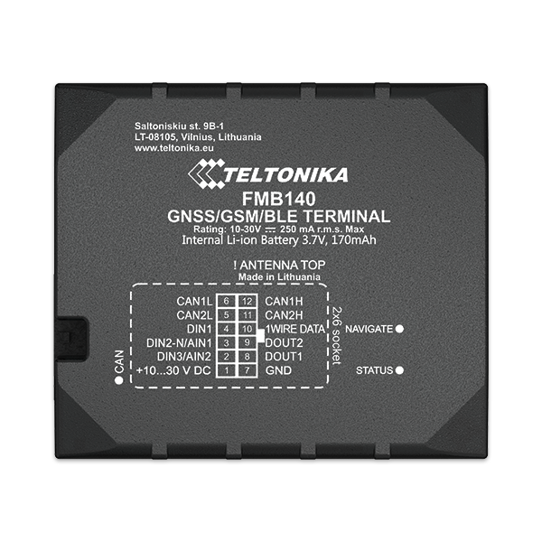 FMB140 - Tracker with CAN data reading