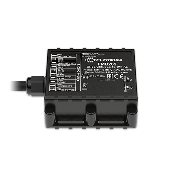 FMB202 - Waterproof GPRS GNSS Bluetooth tracker