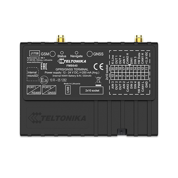 FMB640 - Professional GPRS, GNSS tracker