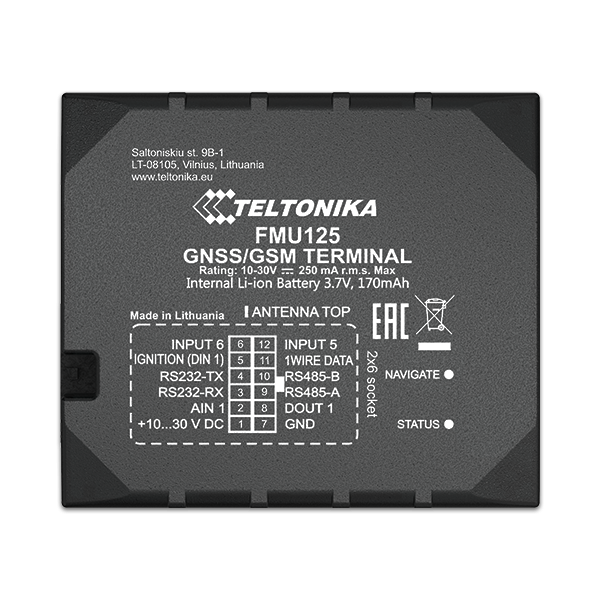 FMU125 - Advanced 3G, Bluetooth, GNSS tracker